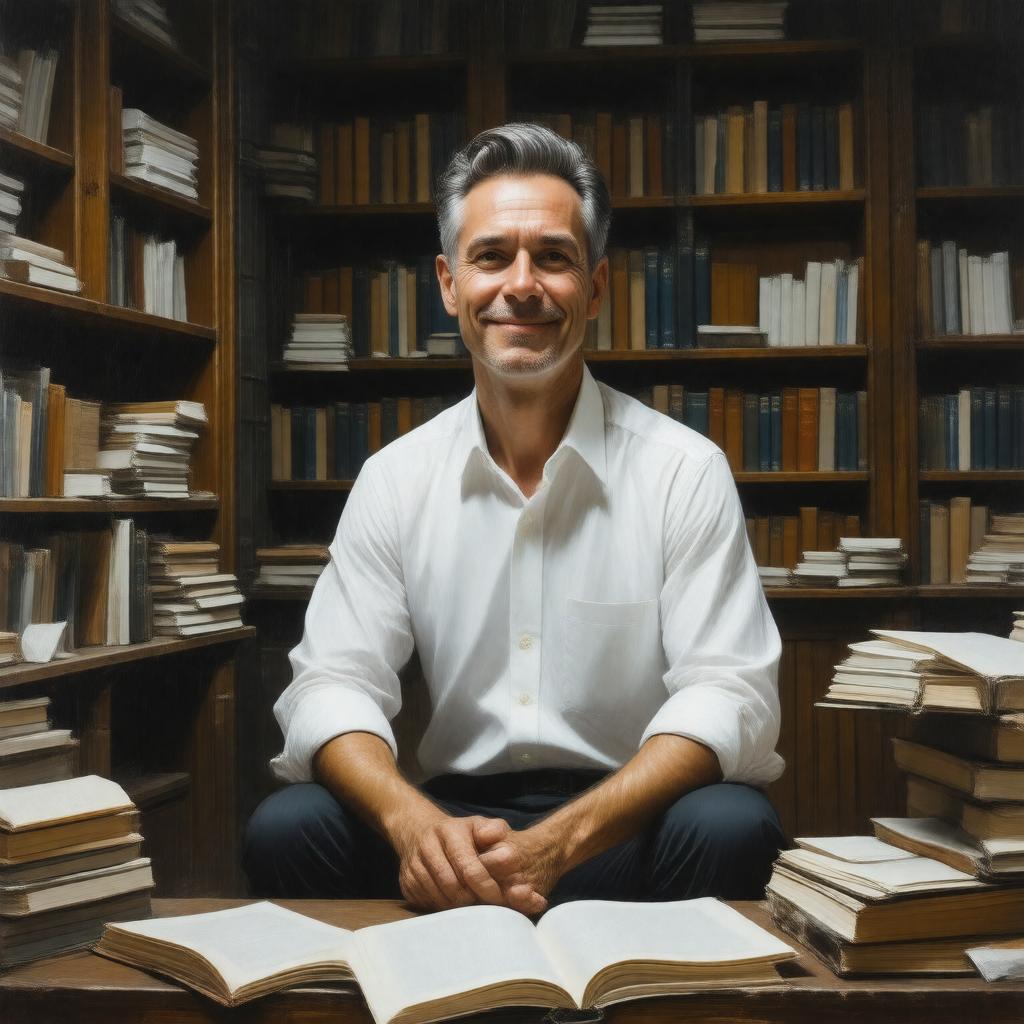 AI-created image of Axel Charles Bale