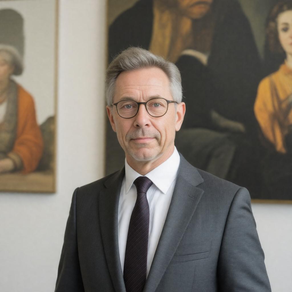 Click to view larger image AI-created image of Axel Rüger