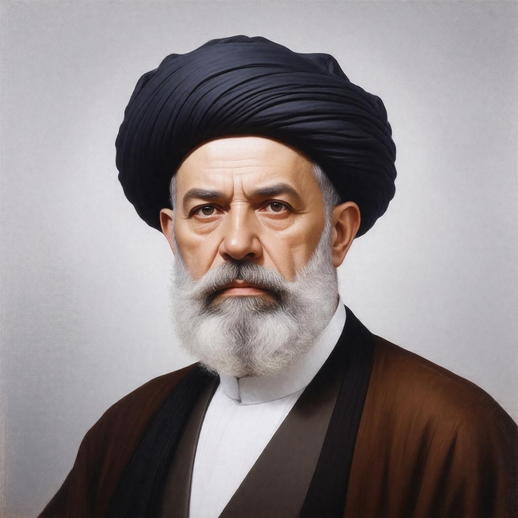 AI-created image of Ayatollah Khomeini