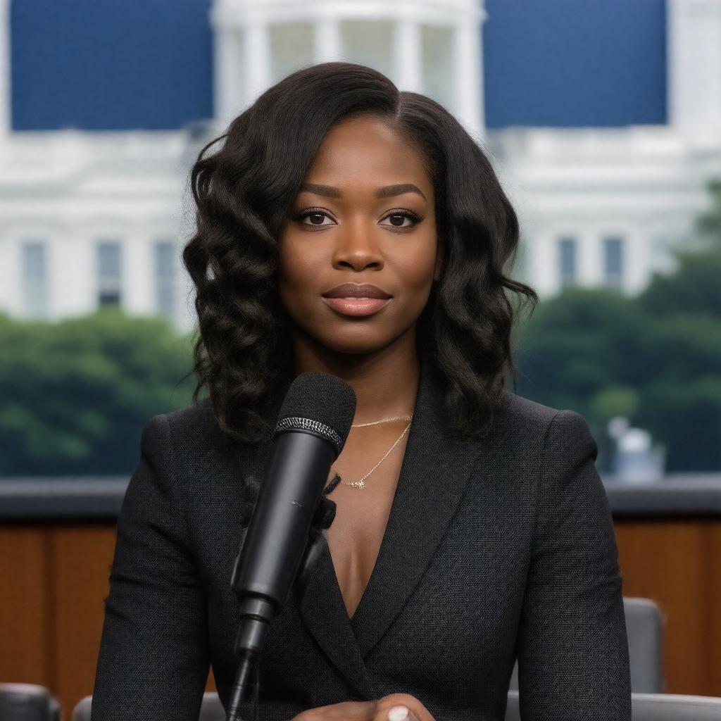 AI-created image of Ayesha Rascoe