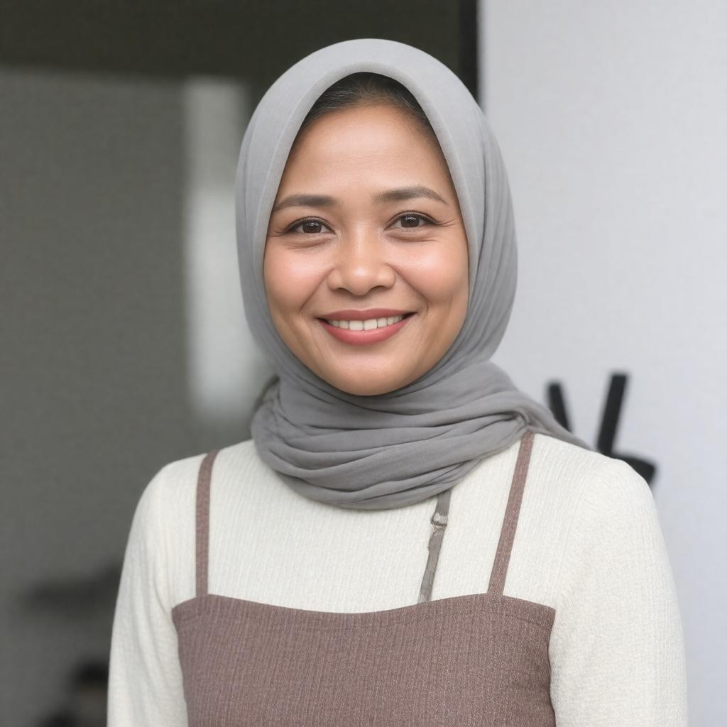 AI-created image of Ayu Azhari
