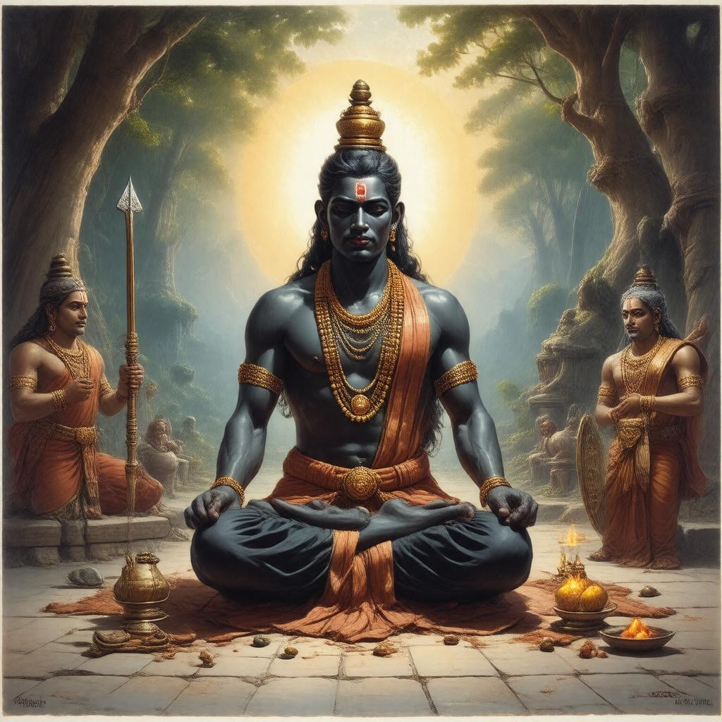 AI-created image of Ayyappa