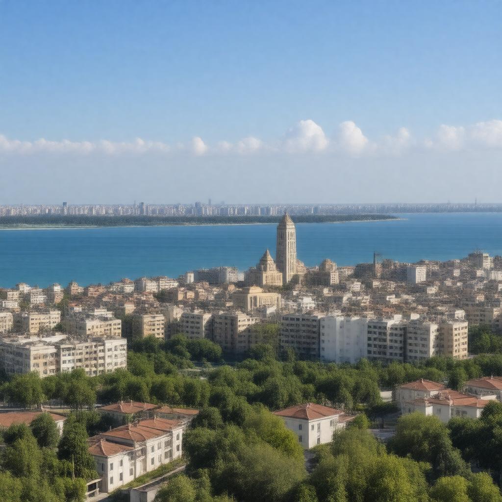 AI-created image of Azerbaijan