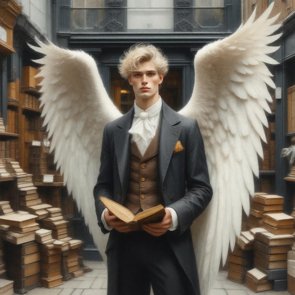 AI-created image of Aziraphale