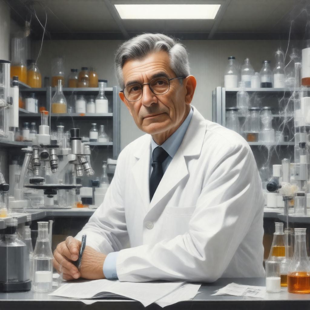 AI-created image of Aziz Sancar