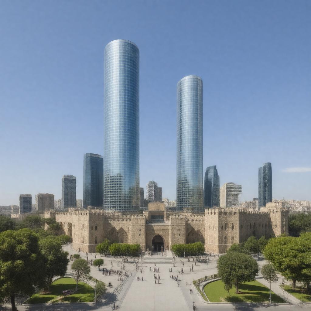 Click to view larger image AI-created image of Azrieli Center