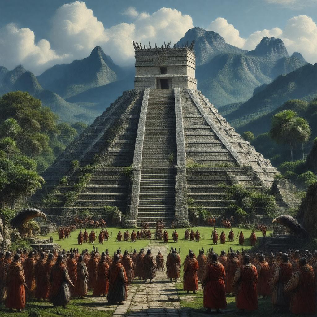 AI-created image of Aztecs