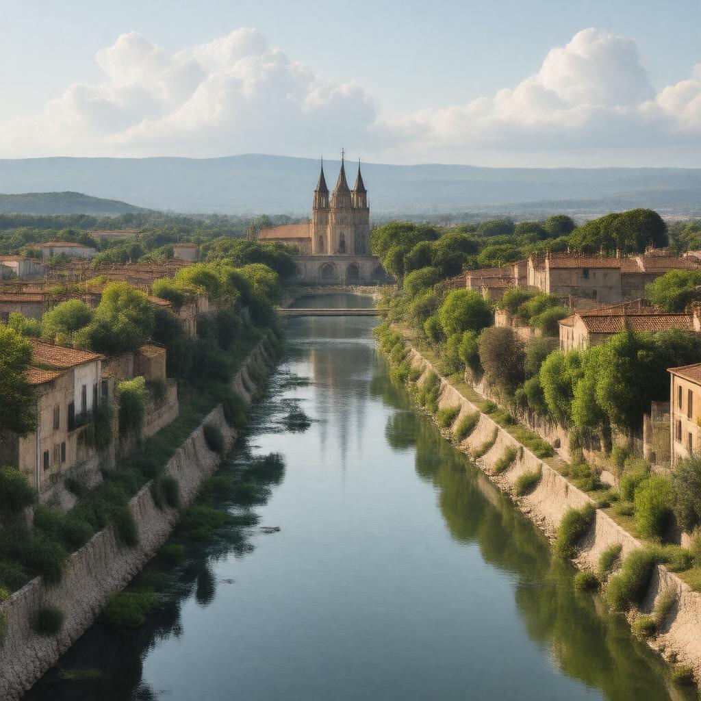 AI-created image of Béziers