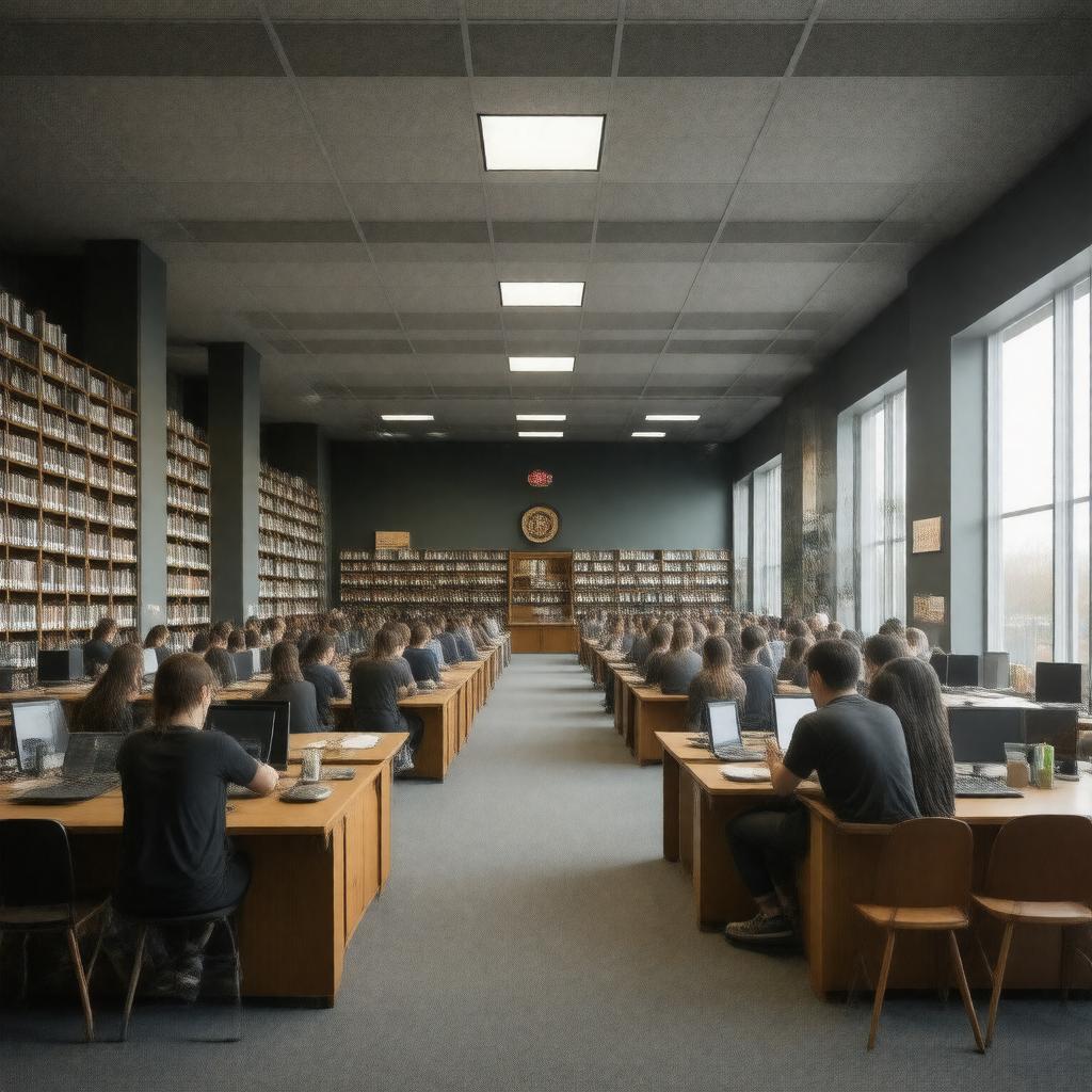 AI-created image of B.D. Owens Library