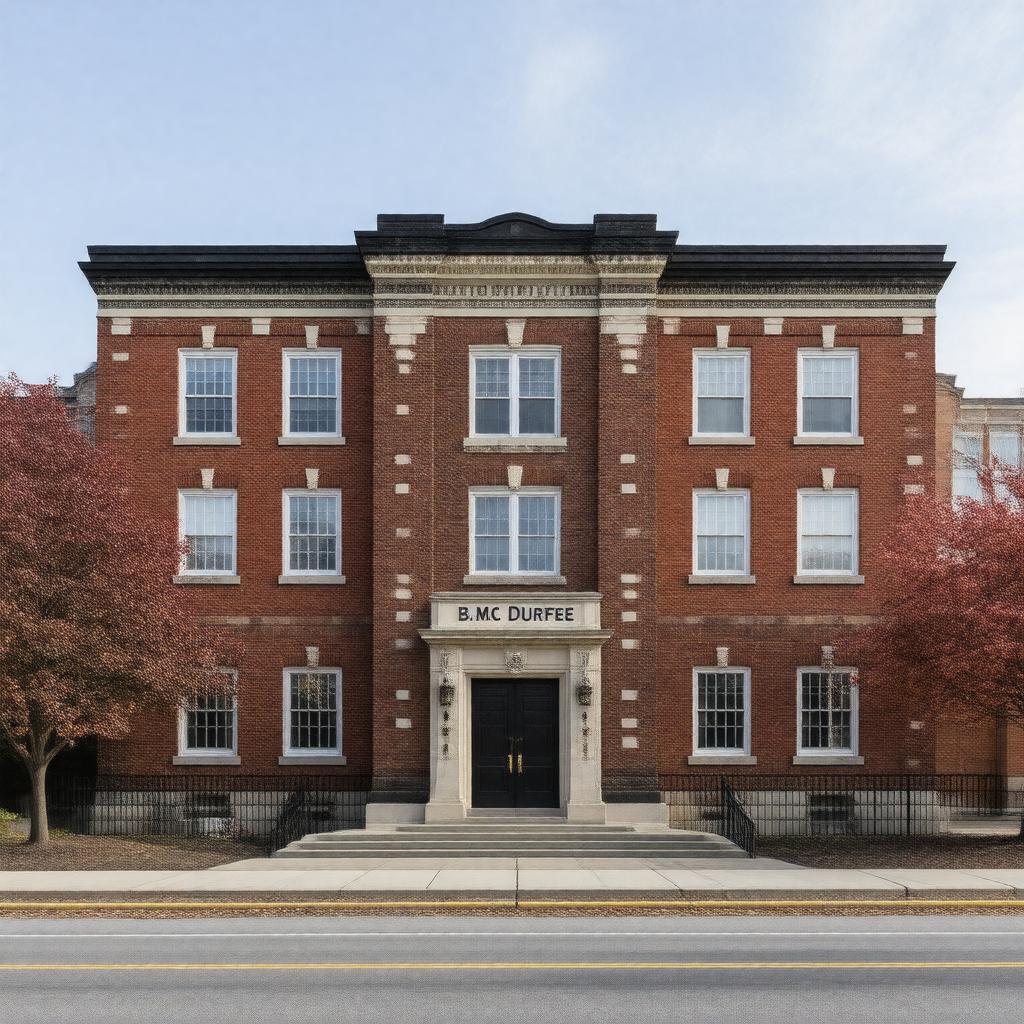 Click to view larger image AI-created image of B.M.C. Durfee High School