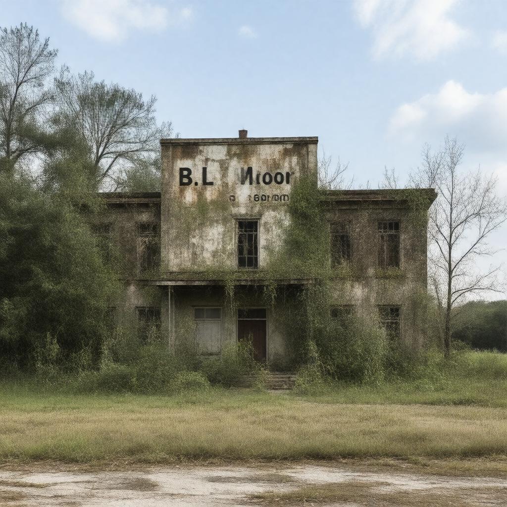 Click to view larger image AI-created image of B. L. Moor High School