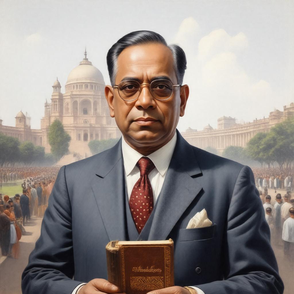 AI-created image of B. R. Ambedkar