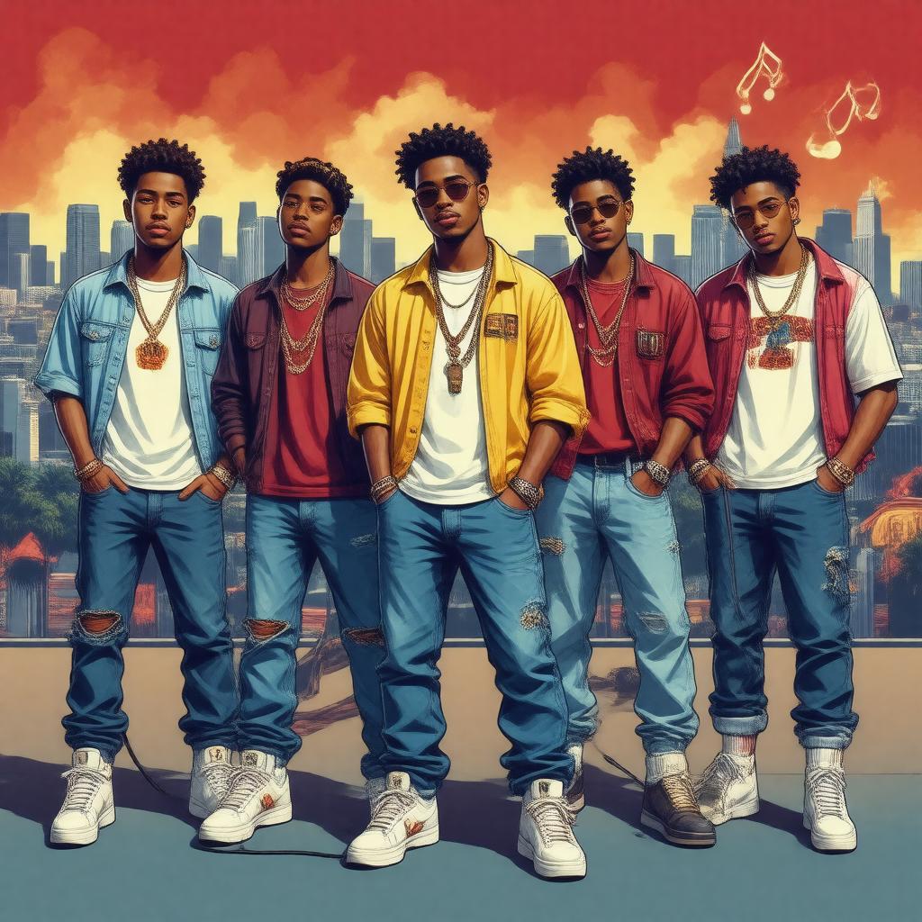 AI-created image of B2K