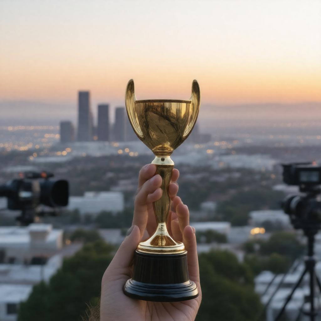 AI-created image of BAFTA LA Britannia Award