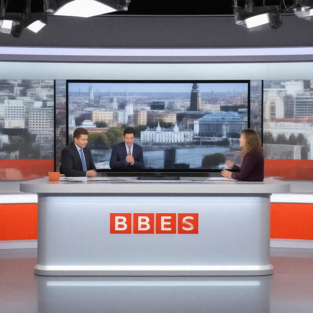 AI-created image of BBC News at One