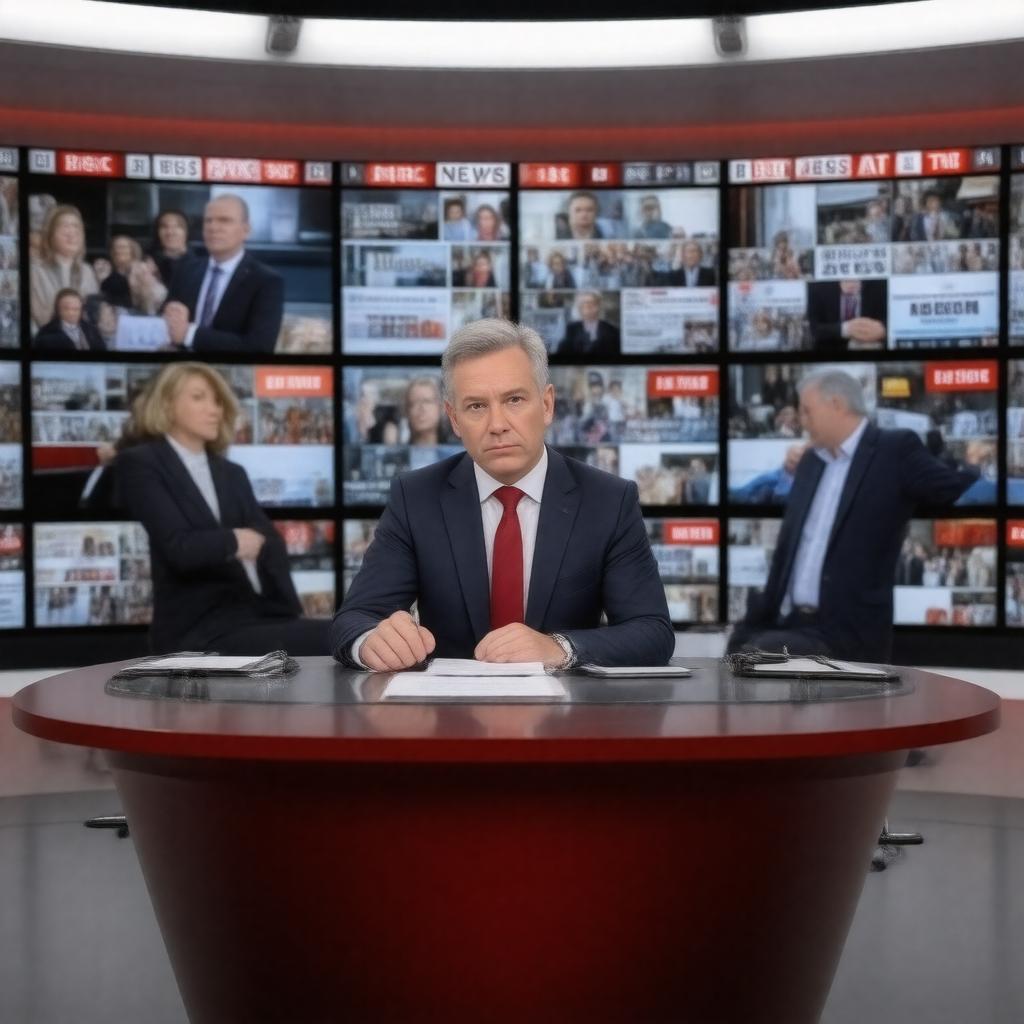 AI-created image of BBC News at Ten