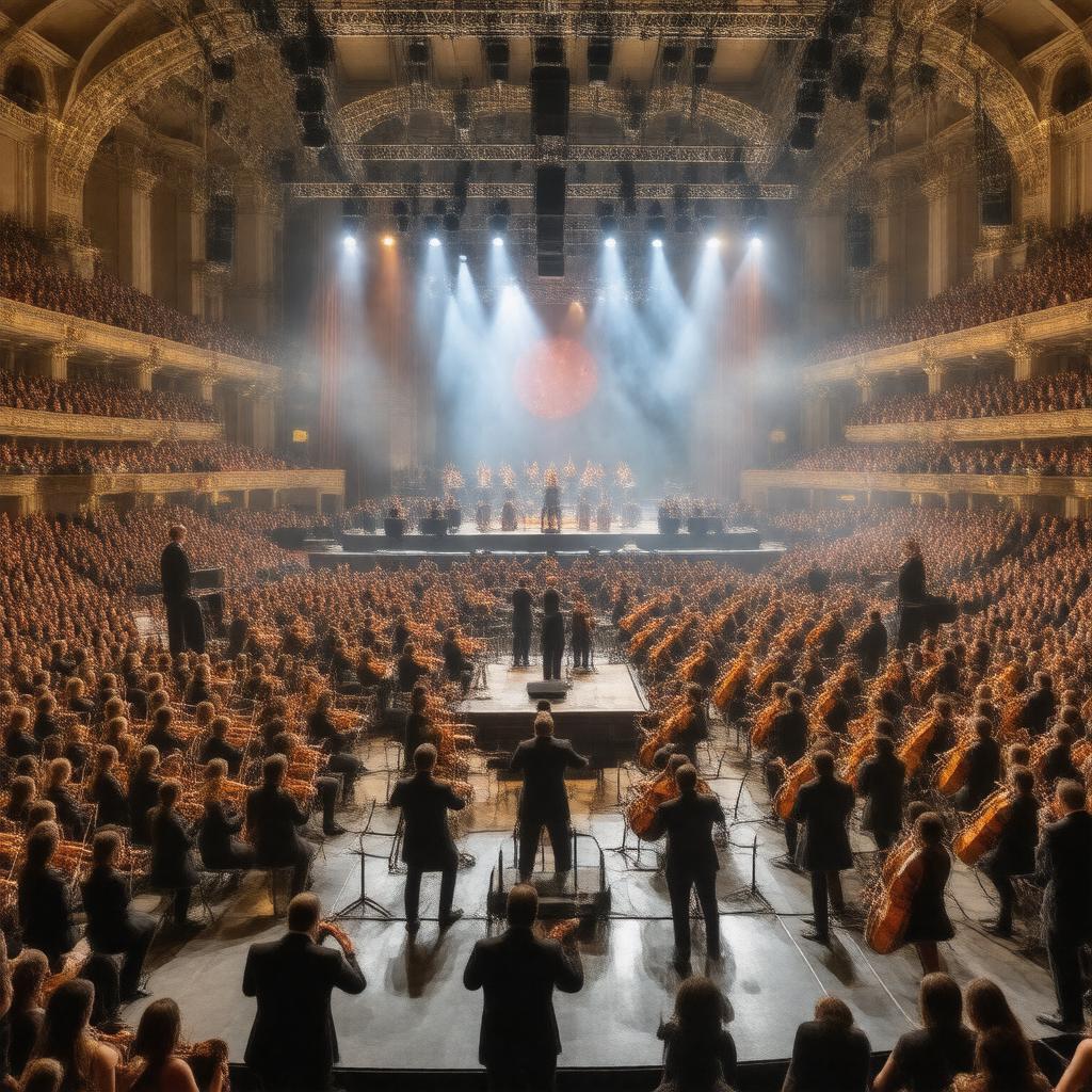 AI-created image of BBC Proms concerts