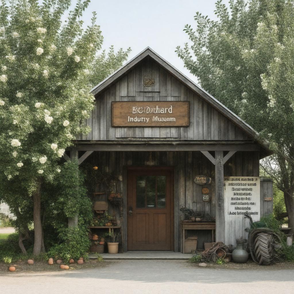 AI-created image of BC Orchard Industry Museum