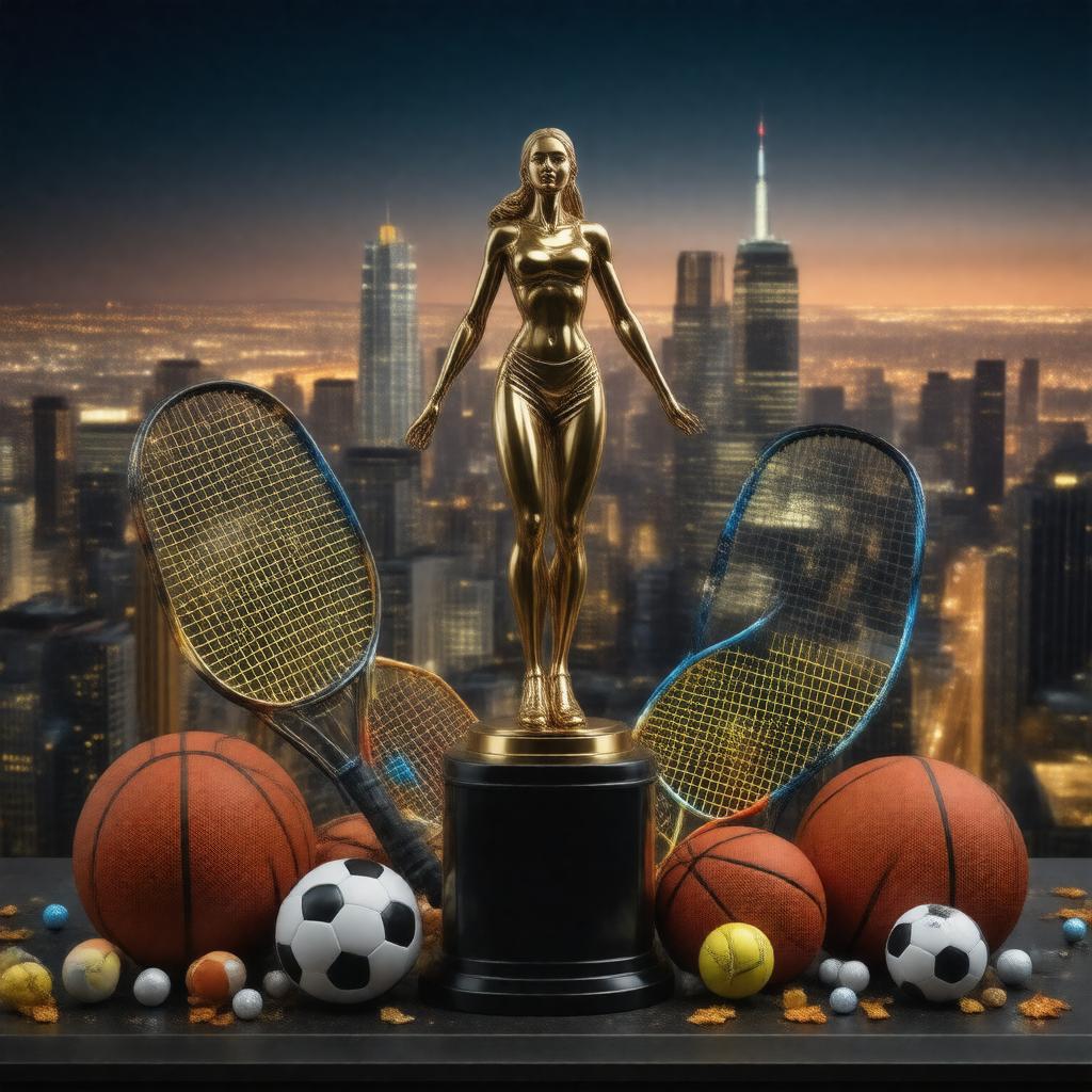 AI-created image of BET Award for Sportswoman of the Year
