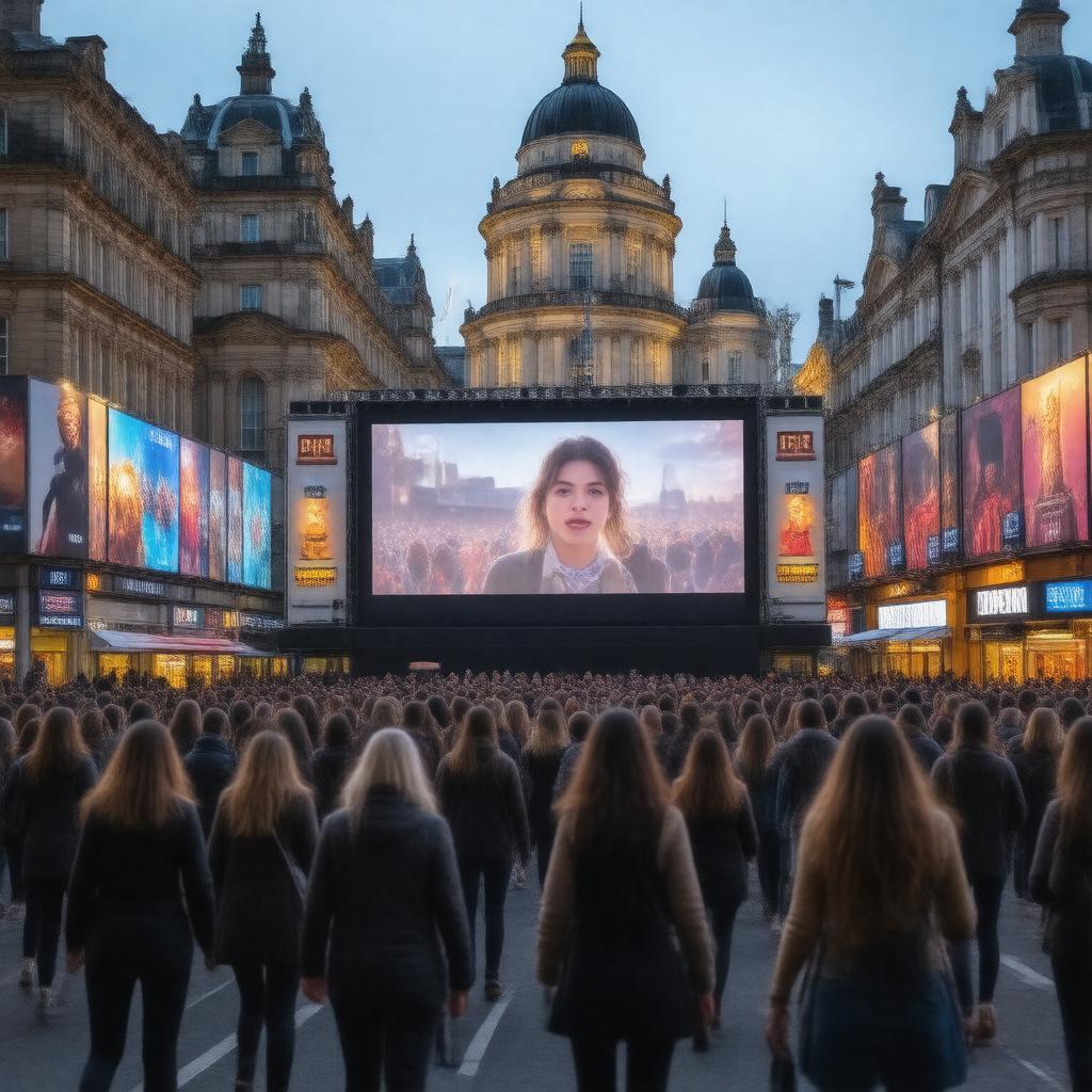 AI-created image of BFI London Film Festival