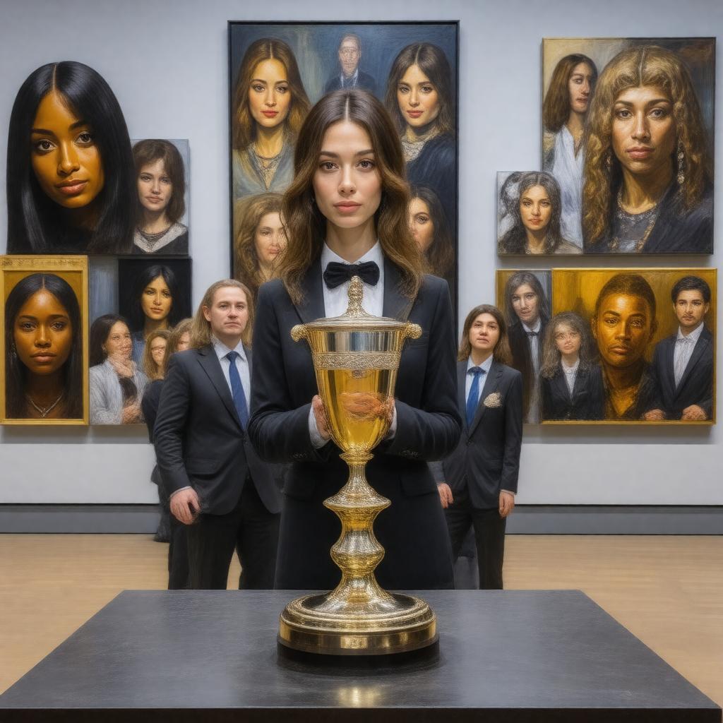 Click to view larger image AI-created image of BP Portrait Award