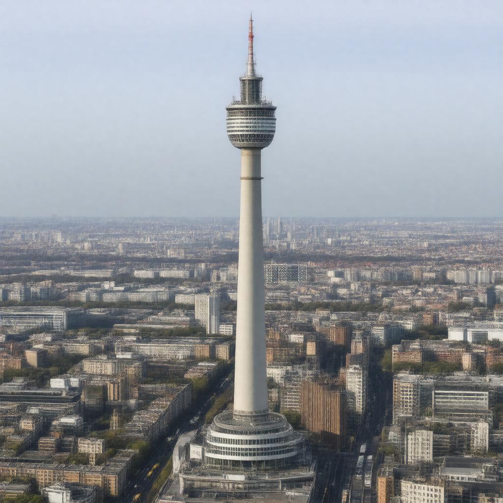 AI-created image of BT Tower