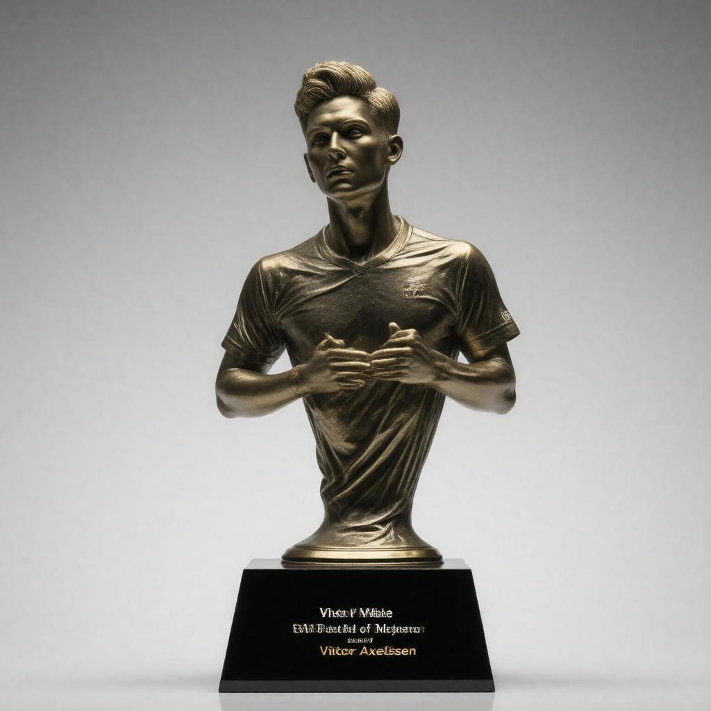 Click to view larger image AI-created image of BWF Best Male Player of the Year 2017