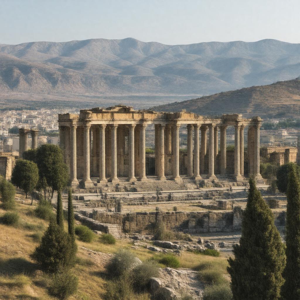 AI-created image of Baalbek