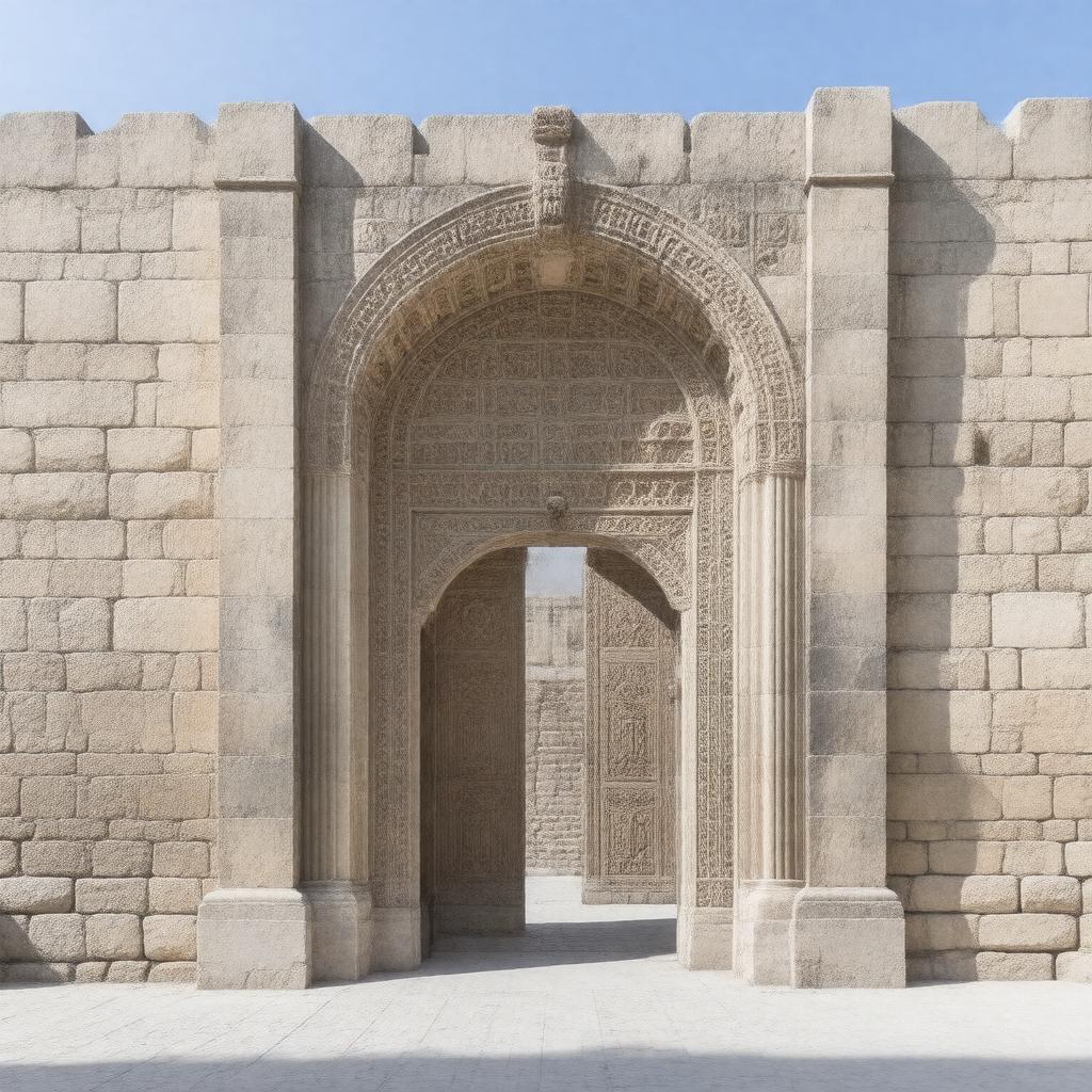 Click to view larger image AI-created image of Bab al-Salam