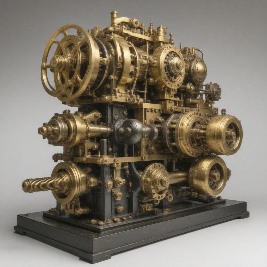 AI-created image of Babbage Difference Engine