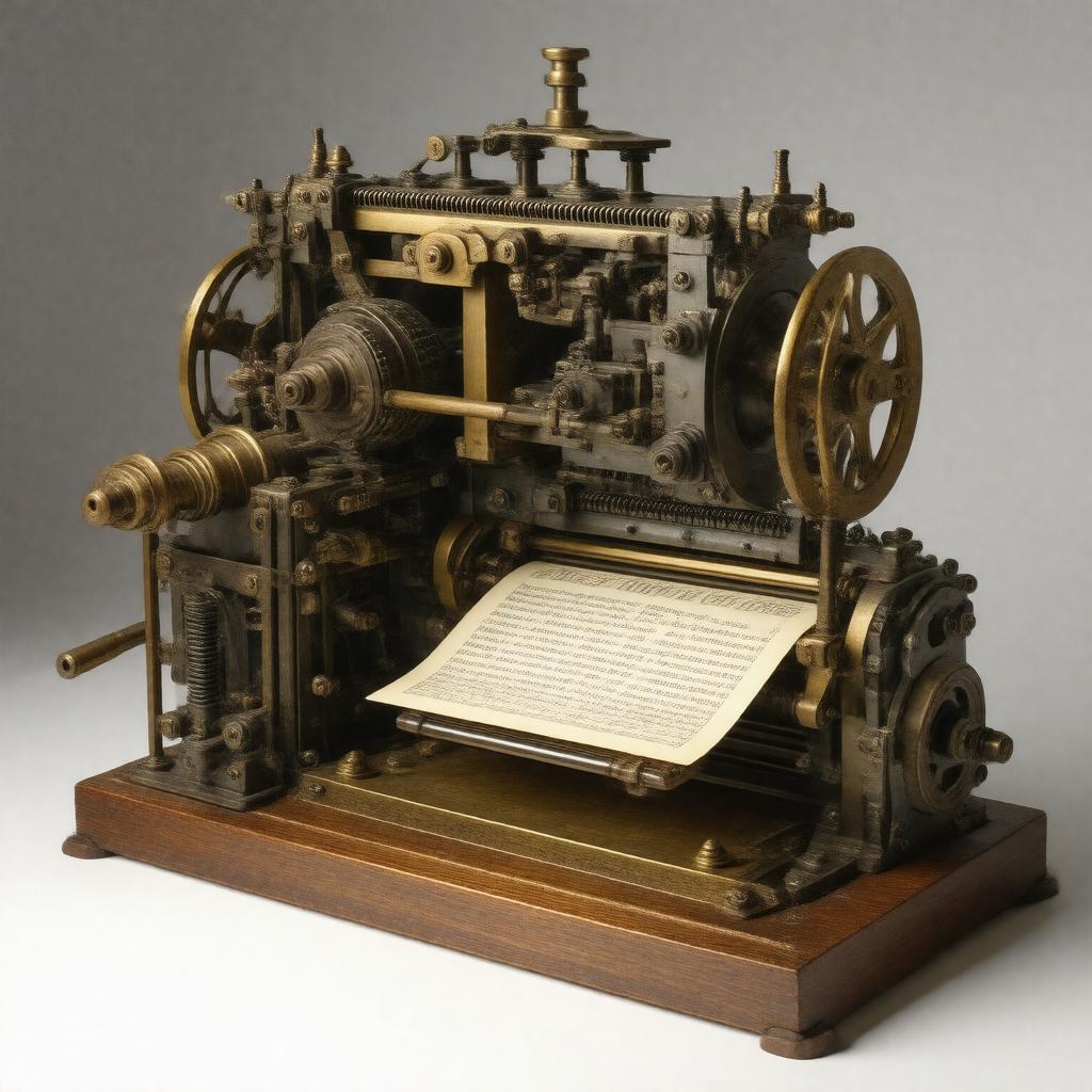 AI-created image of Babbage's Calculating Engines