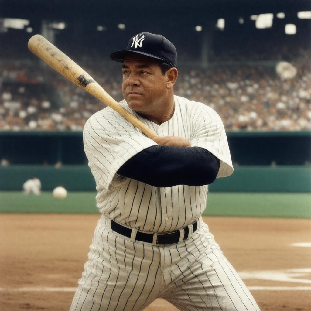 AI-created image of Babe Ruth