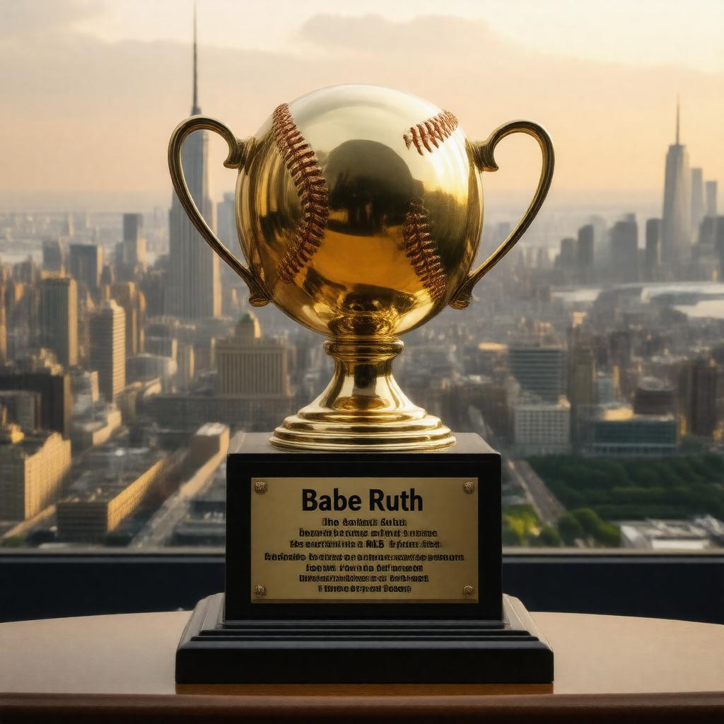 Click to view larger image AI-created image of Babe Ruth Award