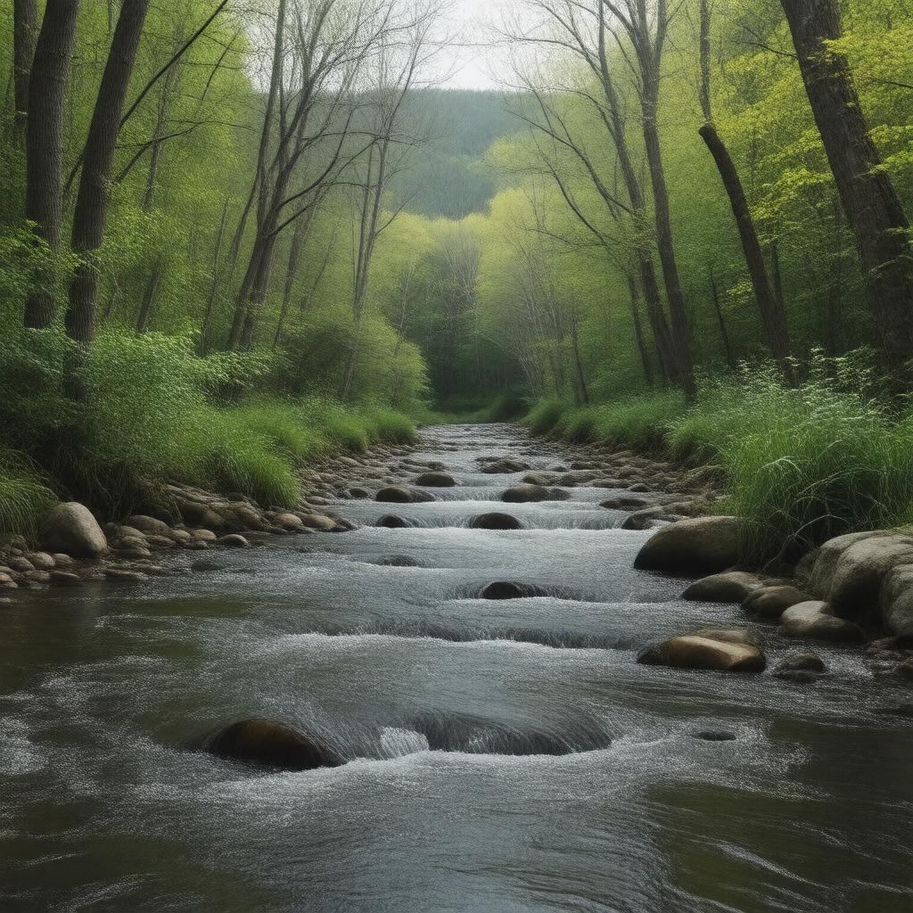 AI-created image of Baboosic Brook