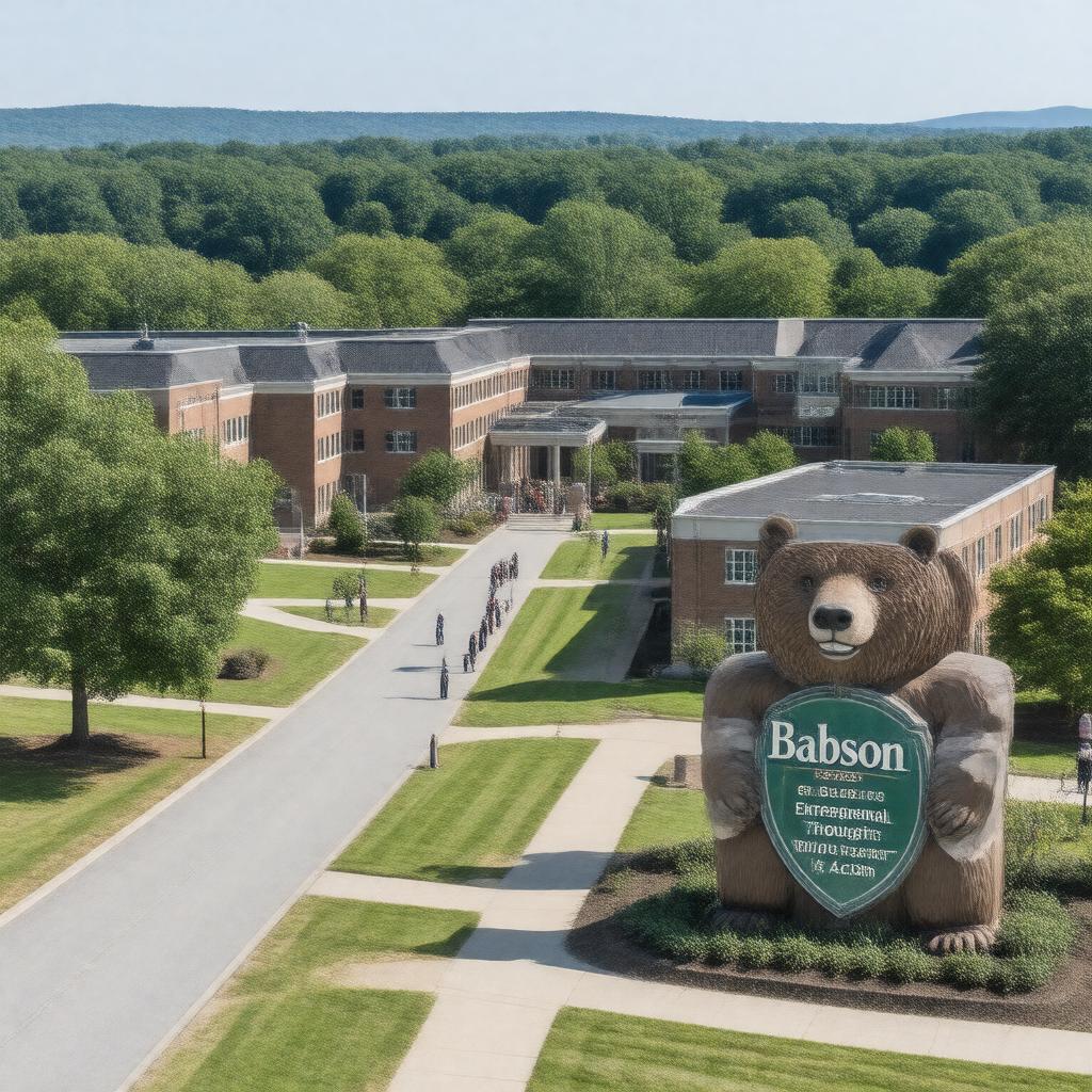 AI-created image of Babson College