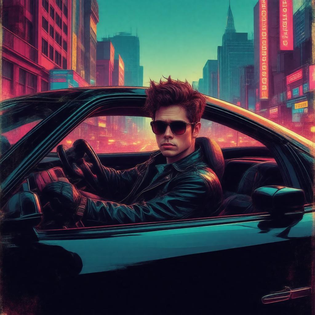 AI-created image of Baby Driver