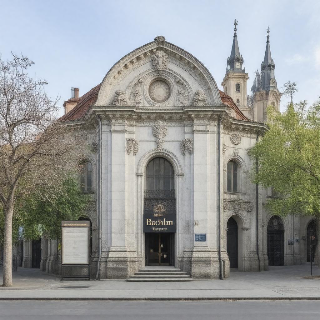 Click to view larger image AI-created image of Bach Museum