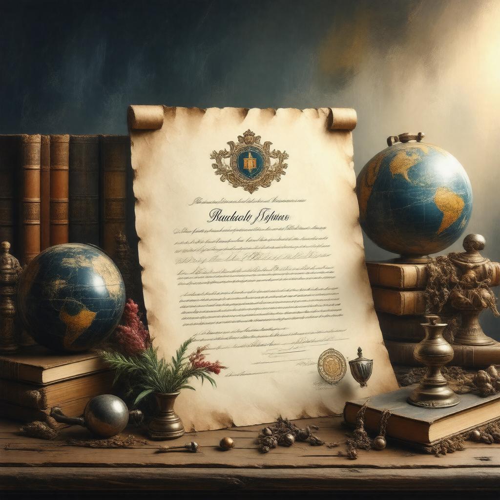 AI-created image of Bachelor of Arts