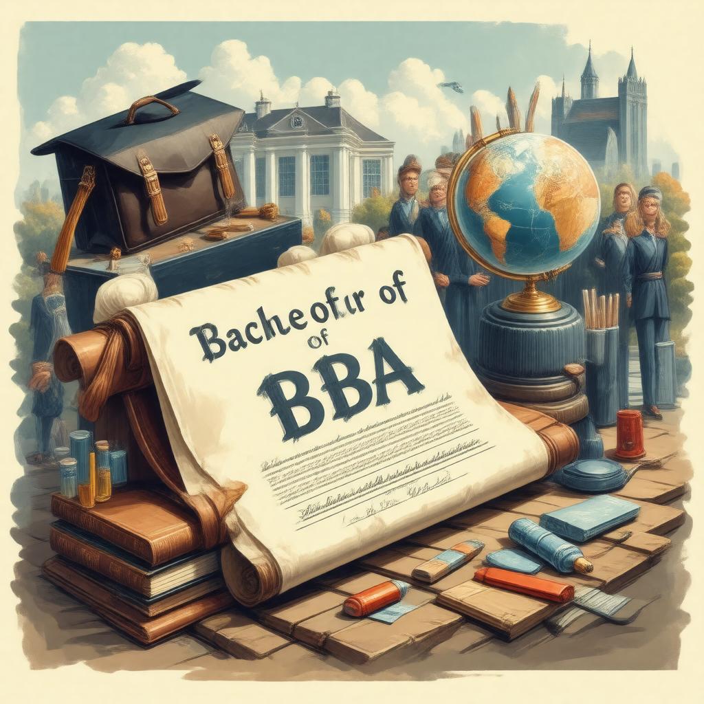 Click to view larger image AI-created image of Bachelor of Business Administration