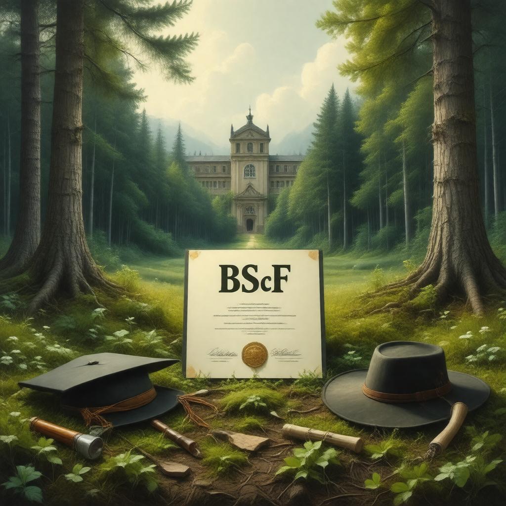 Click to view larger image AI-created image of Bachelor of Science in Forestry