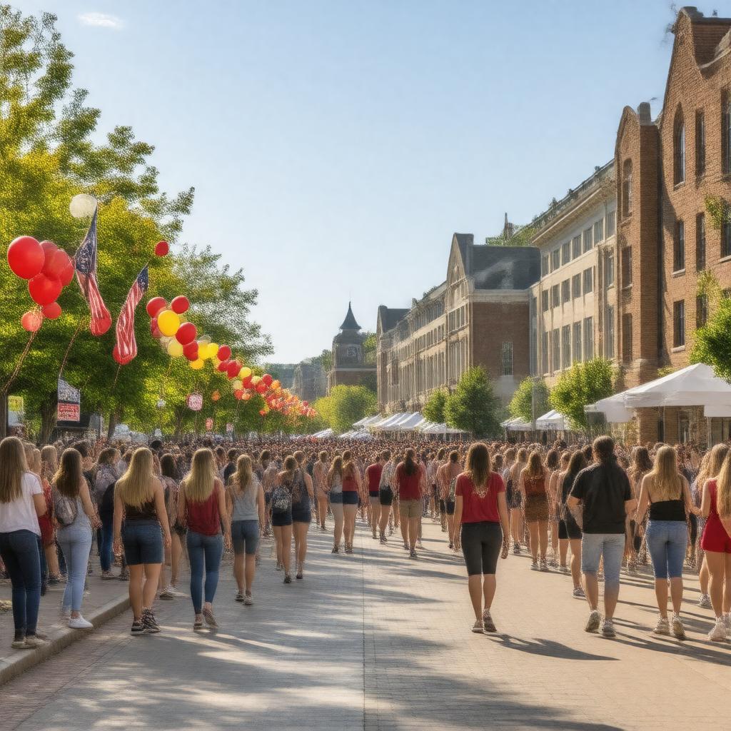 AI-created image of Back to Bates Weekend