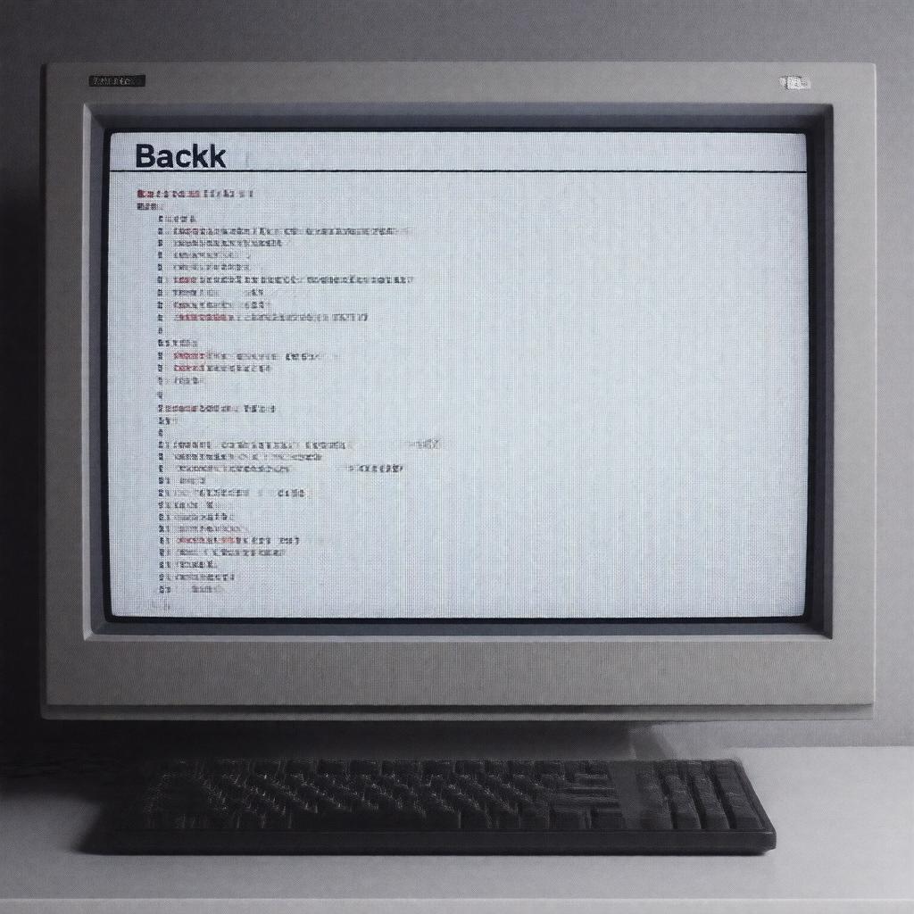 AI-created image of Backrub