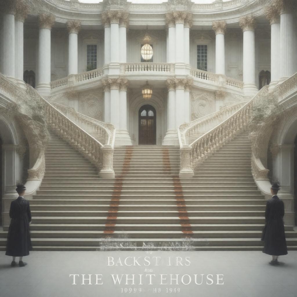 AI-created image of Backstairs at the White House