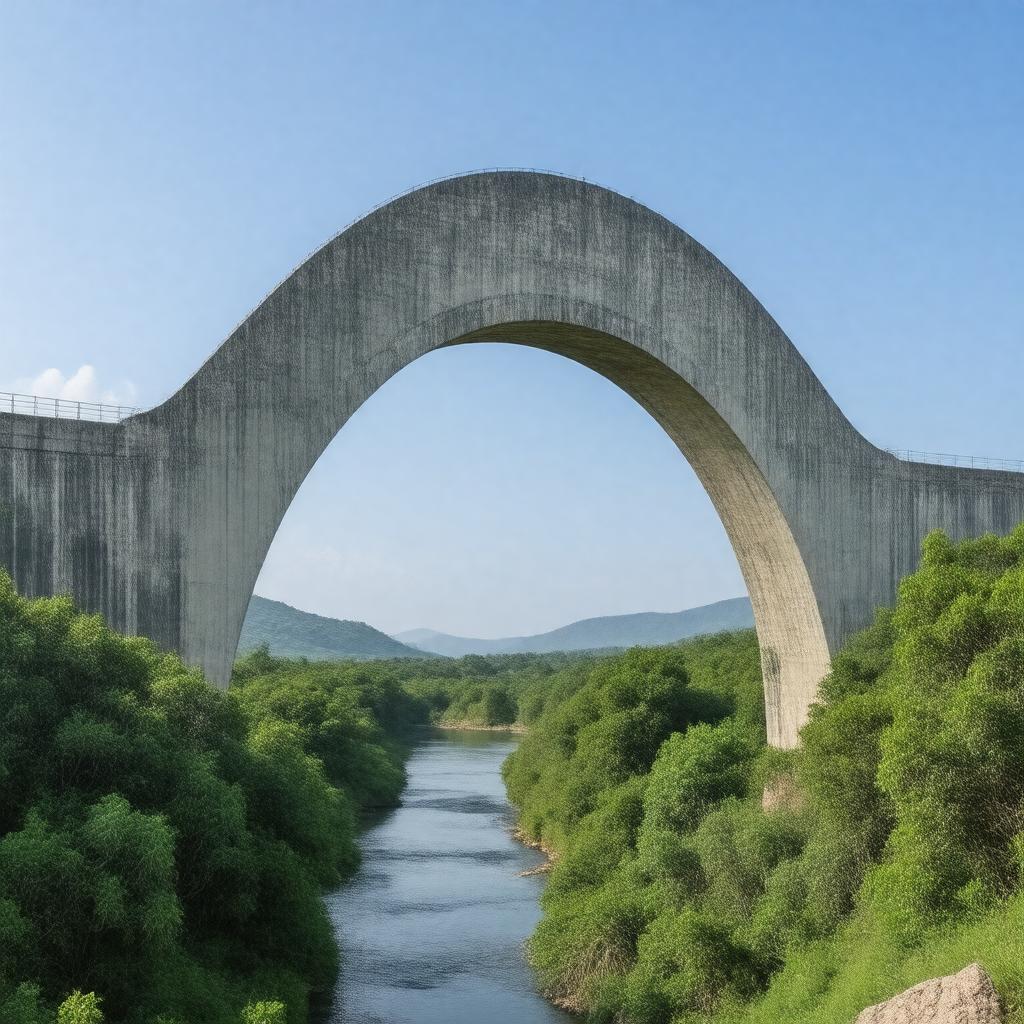AI-created image of Bacunayagua Bridge