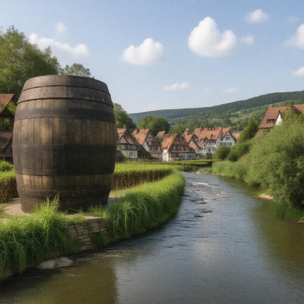 AI-created image of Bad Dürkheim, Germany