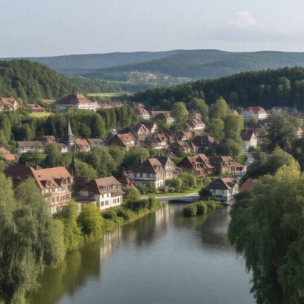 AI-created image of Bad Kissingen