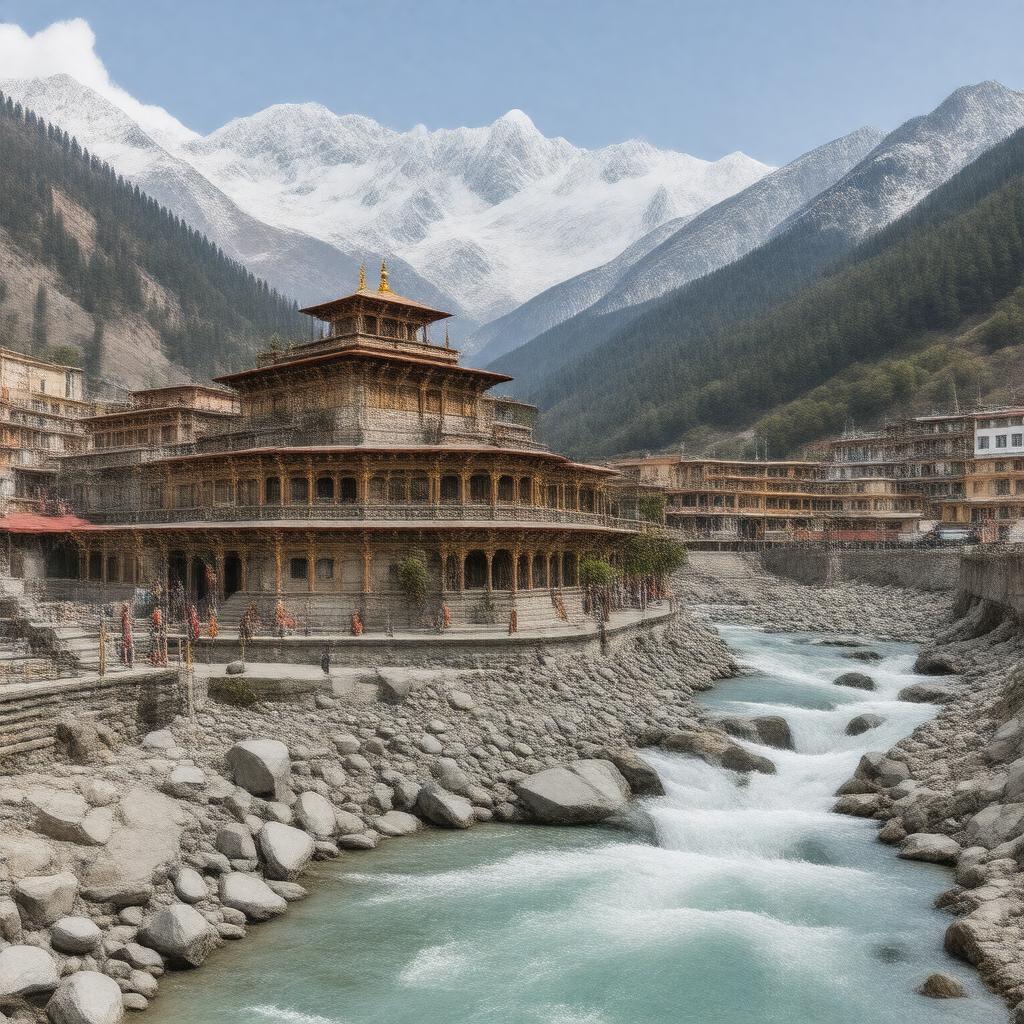 AI-created image of Badrinath