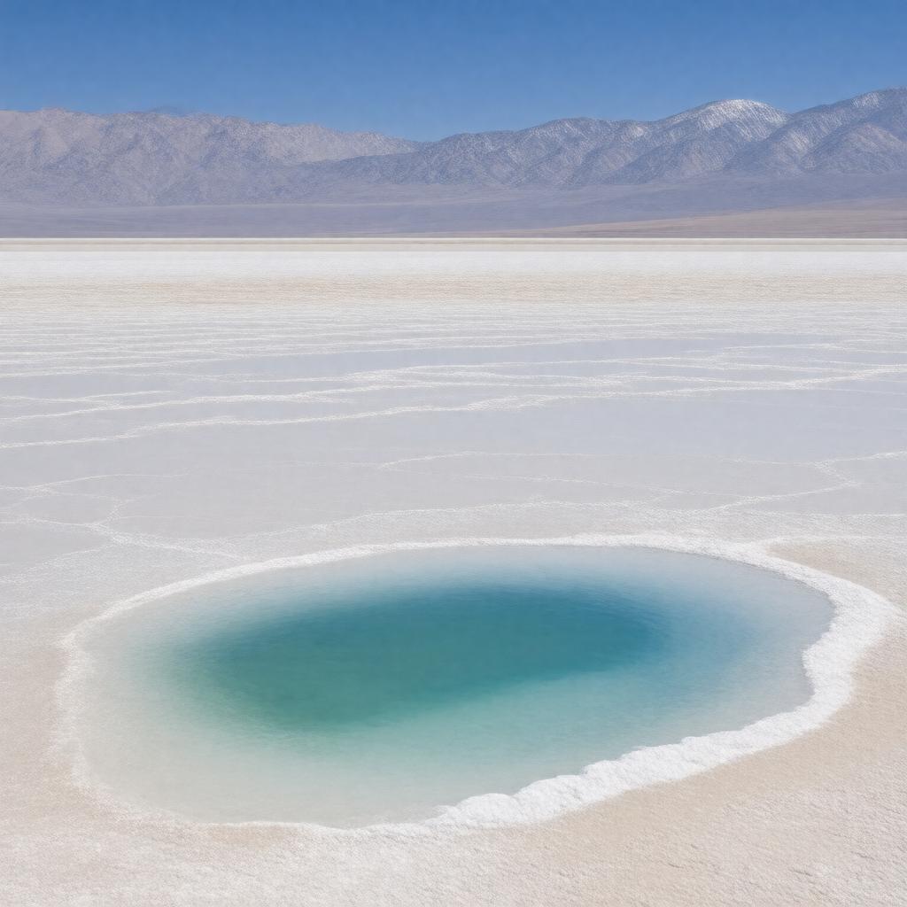 AI-created image of Badwater Basin