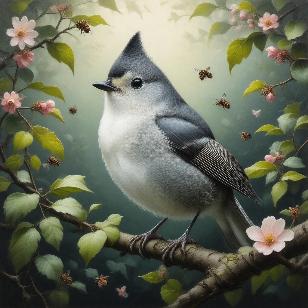 AI-created image of Baeolophus