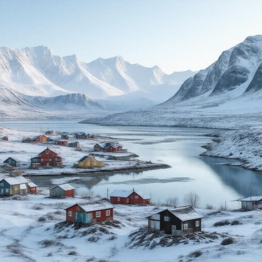 AI-created image of Baffin Island